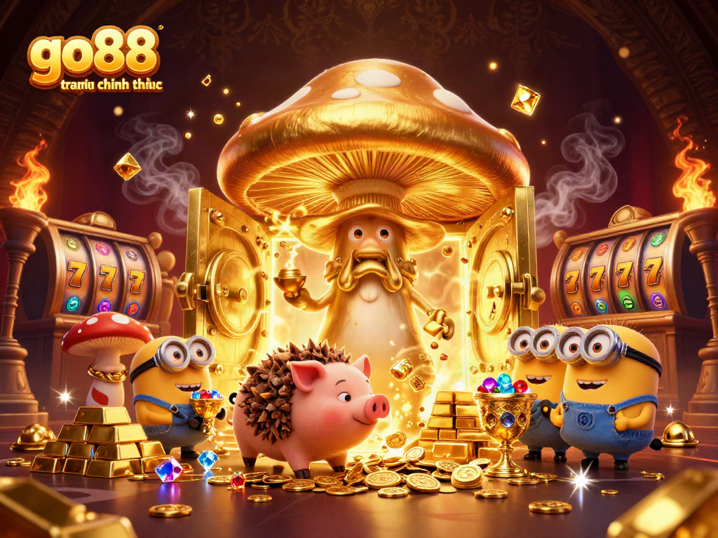 Win big with go88 trang chu chinh thuc in this magical casino illustration!
