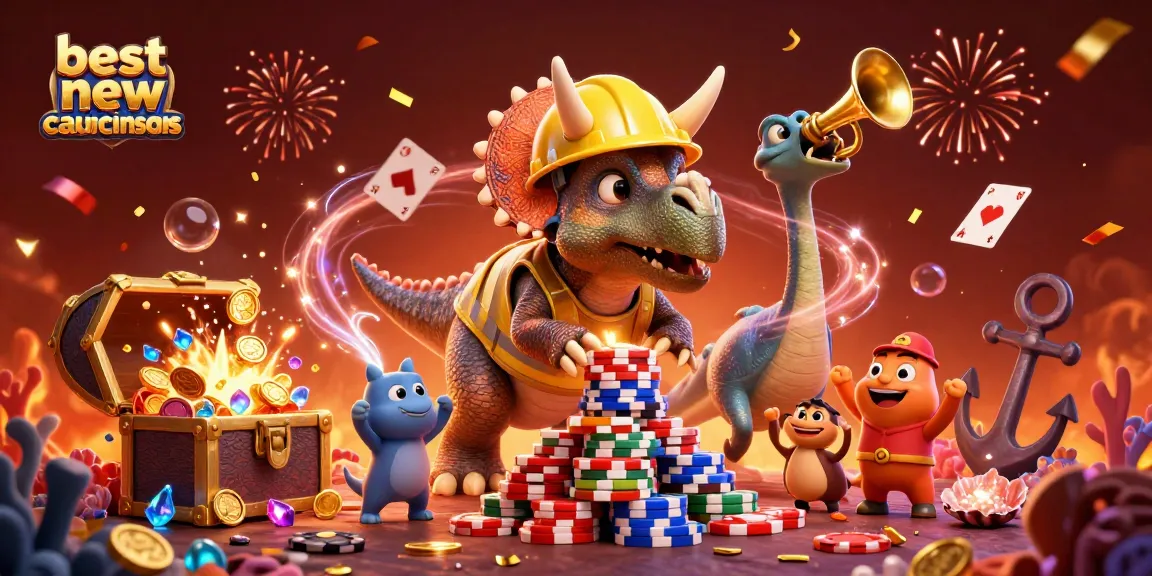 Experience the excitement at the best new australian online casinos with bold characters celebrating a poker victory.