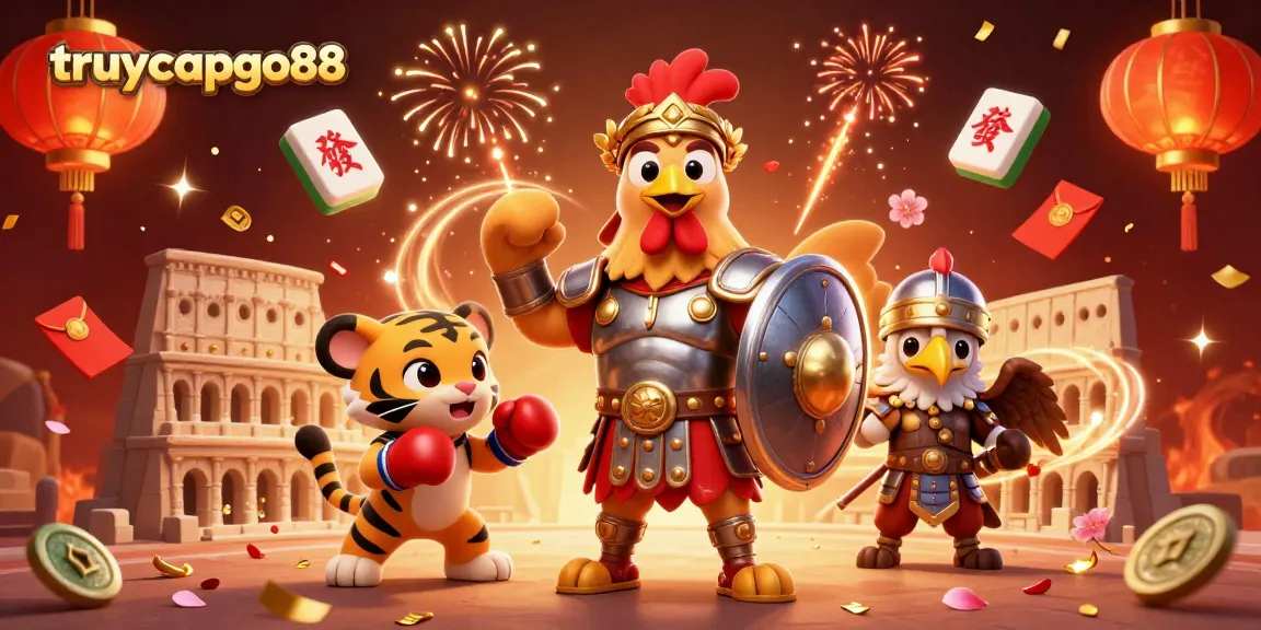 Experience thrilling gameplay at truycapgo88 with vibrant 3D casino festivities and characters.